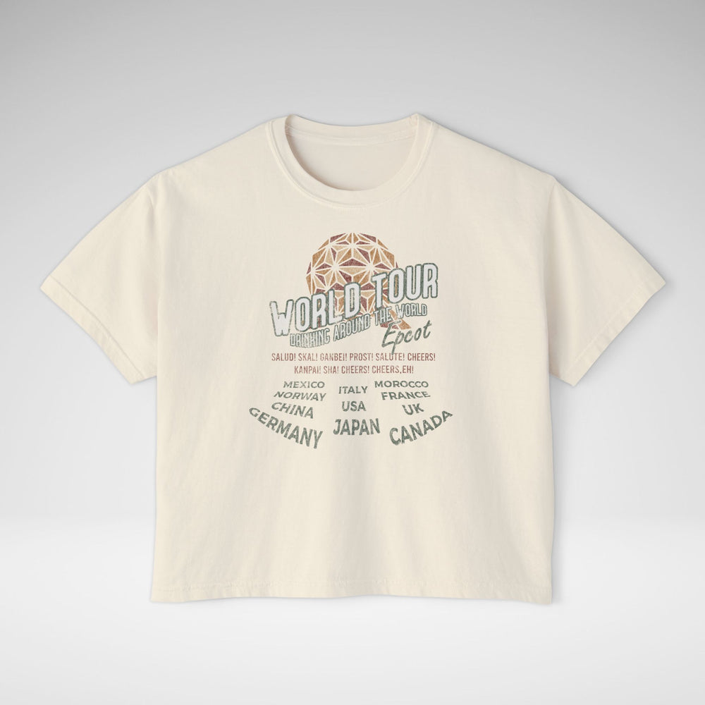 World Tour Comfort Colors Women's Boxy Tee