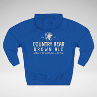 Country Bear Brown Ale Lane Seven Fleece Hoodie