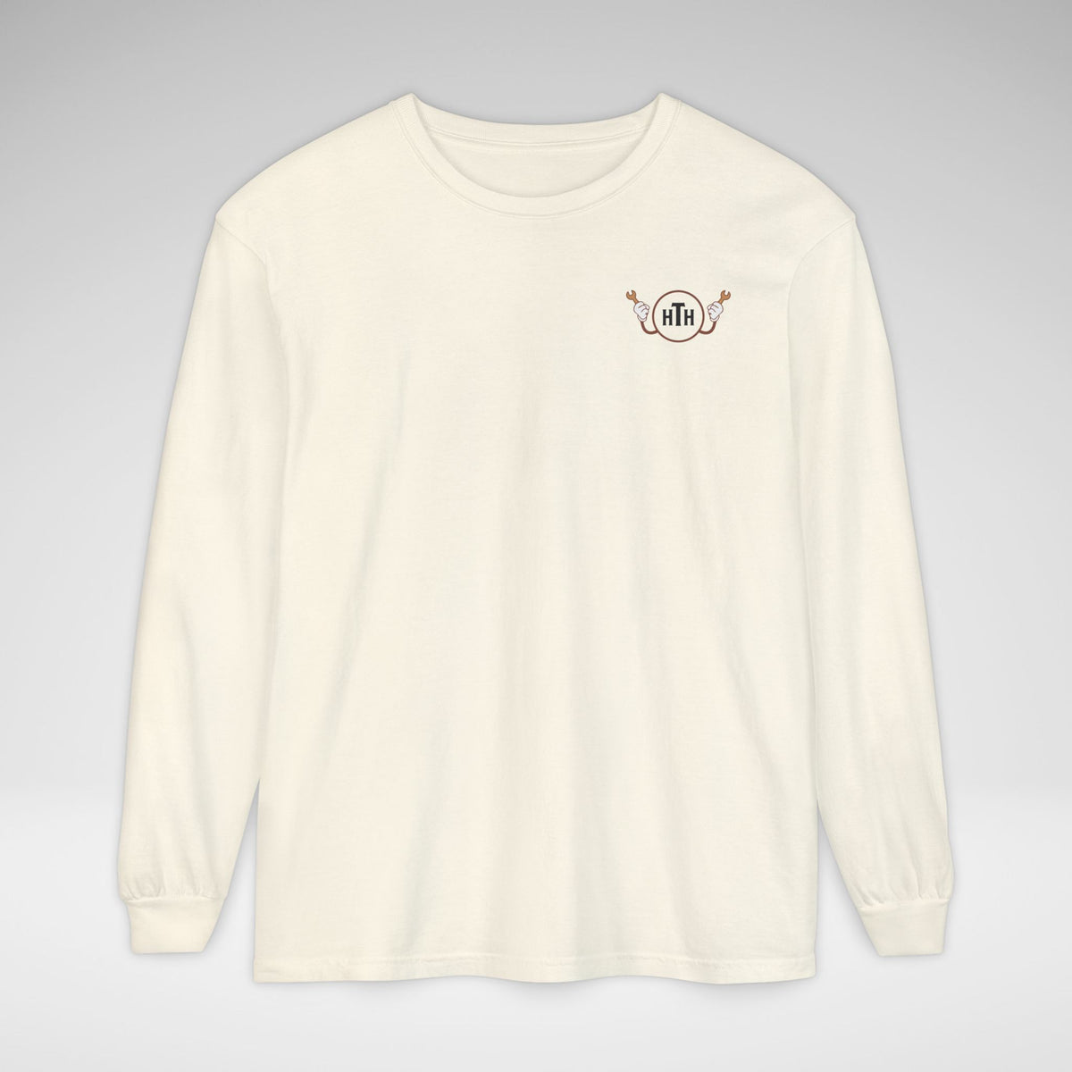 Hollywood Tower Hotel Maintenance & Repairs Comfort Colors Unisex Garment-dyed Long Sleeve T-Shirt