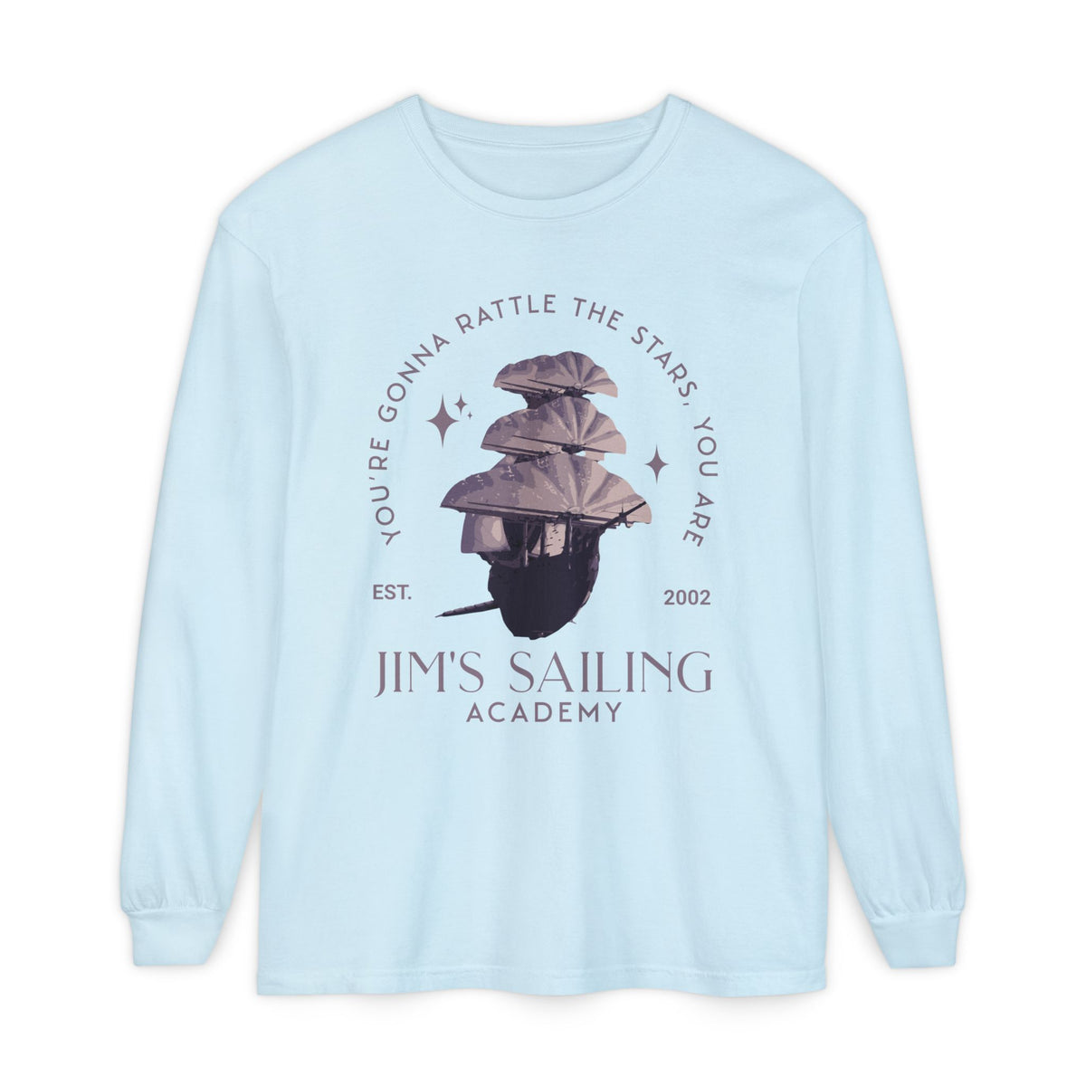 Jim's Sailing Academy Comfort Colors Unisex Garment-dyed Long Sleeve T-Shirt