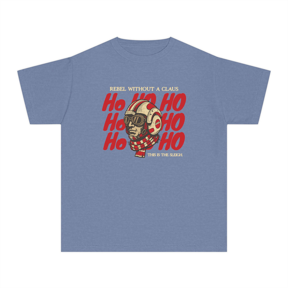 Rebel Without a Claus Comfort Colors Youth Midweight Tee