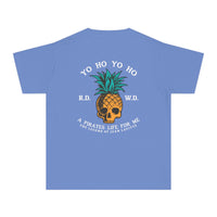 Yo Ho Pirates Life For Me Comfort Colors Youth Midweight Tee