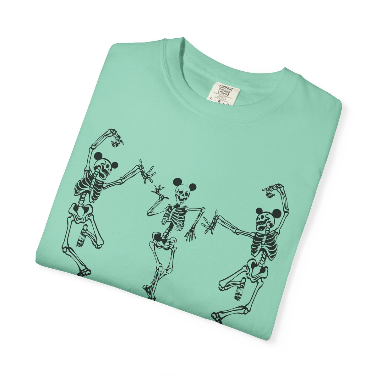 Dancing Skeletons with Ears Comfort Colors Unisex Garment-Dyed T-shirt