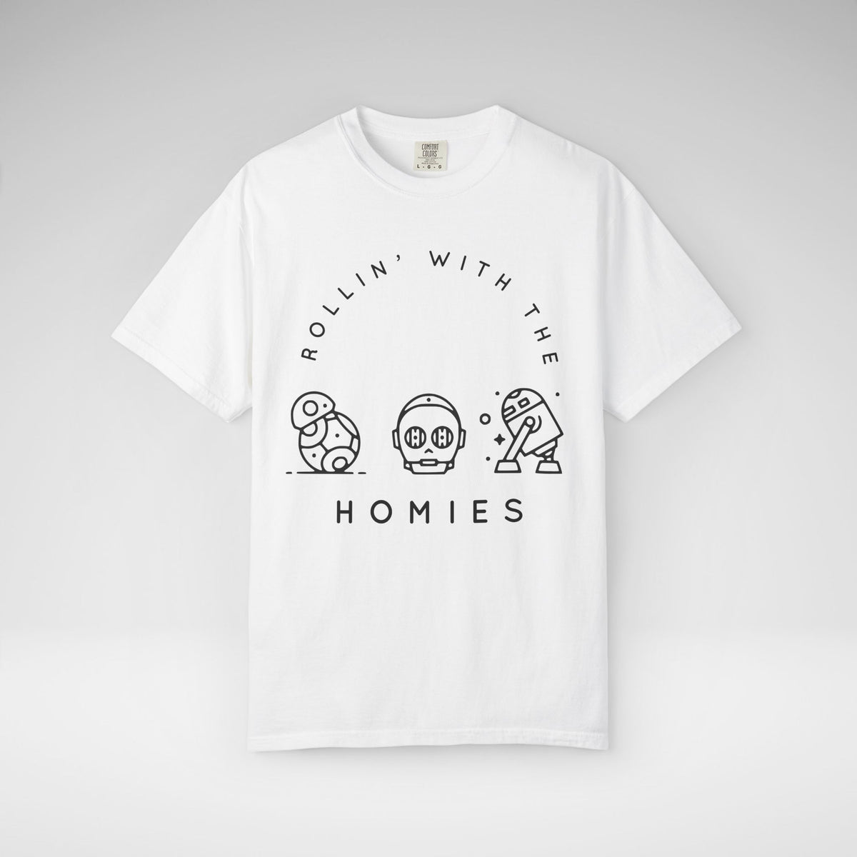Rollin’ With The Homies Comfort Colors Unisex Garment-Dyed T-shirt
