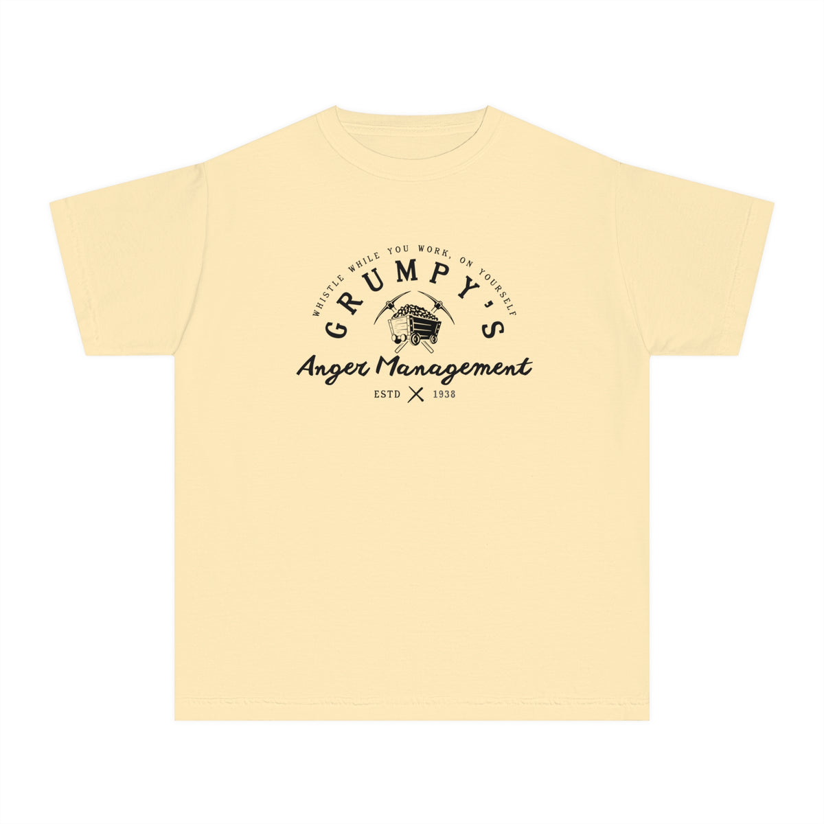 Grumpy’s Anger Management Comfort Colors Youth Midweight Tee