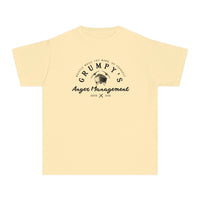 Grumpy’s Anger Management Comfort Colors Youth Midweight Tee