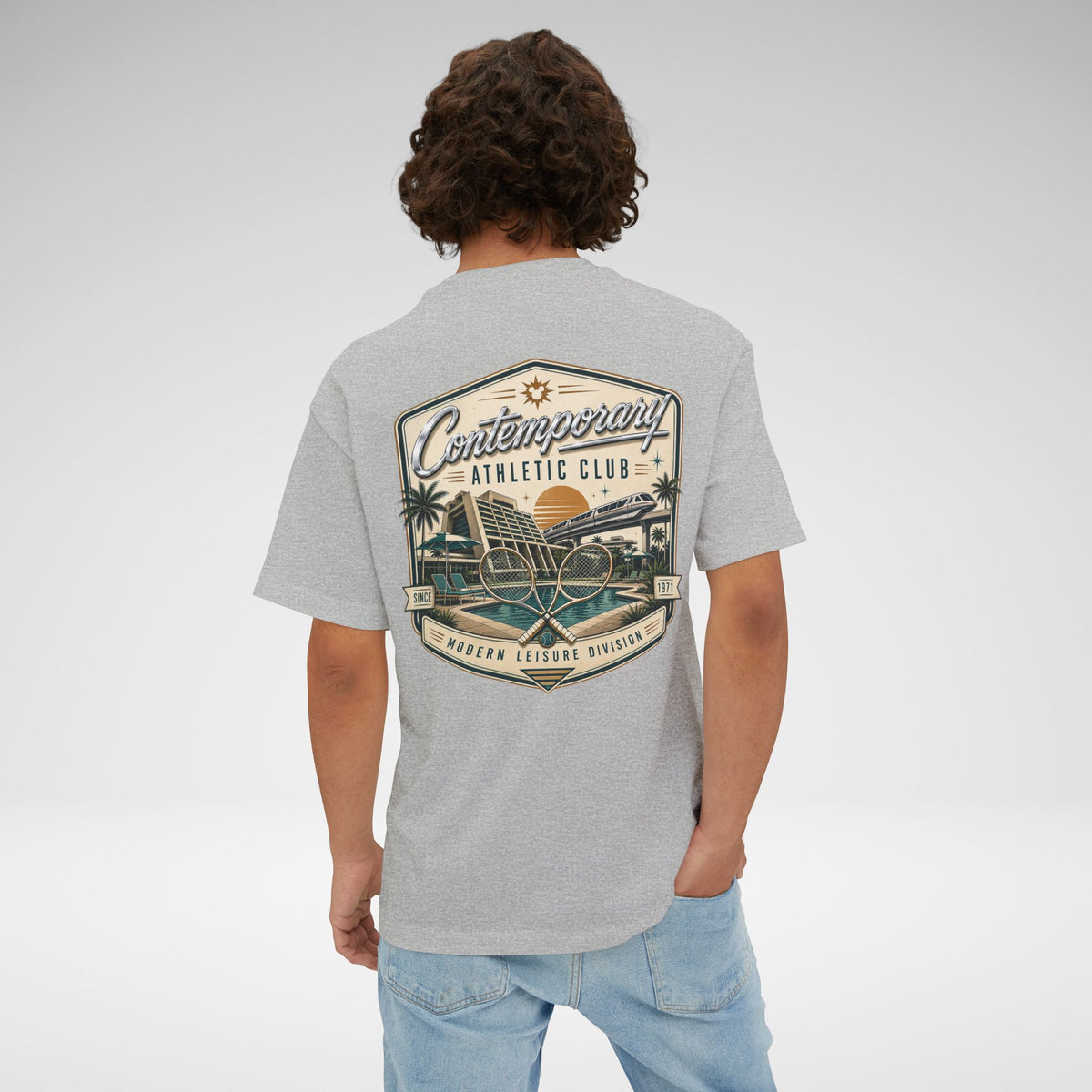 Contemporary Athletic Club Oversized Tee