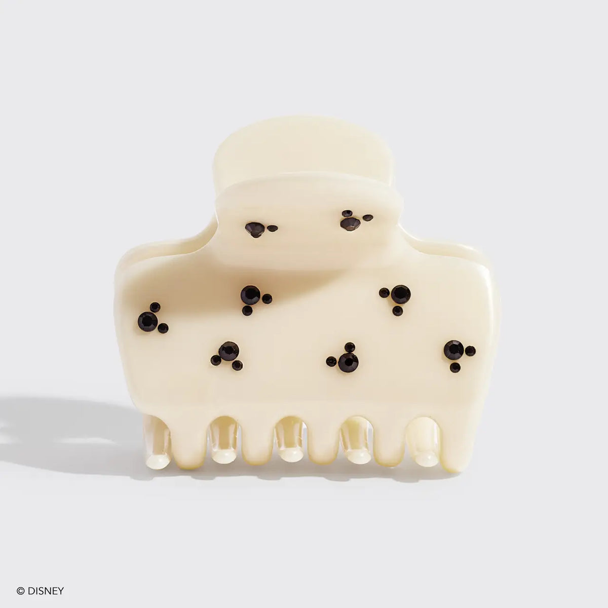 Kitsch & Mickey and Minnie Recycled Puffy Clawclip 1pc-Cream
