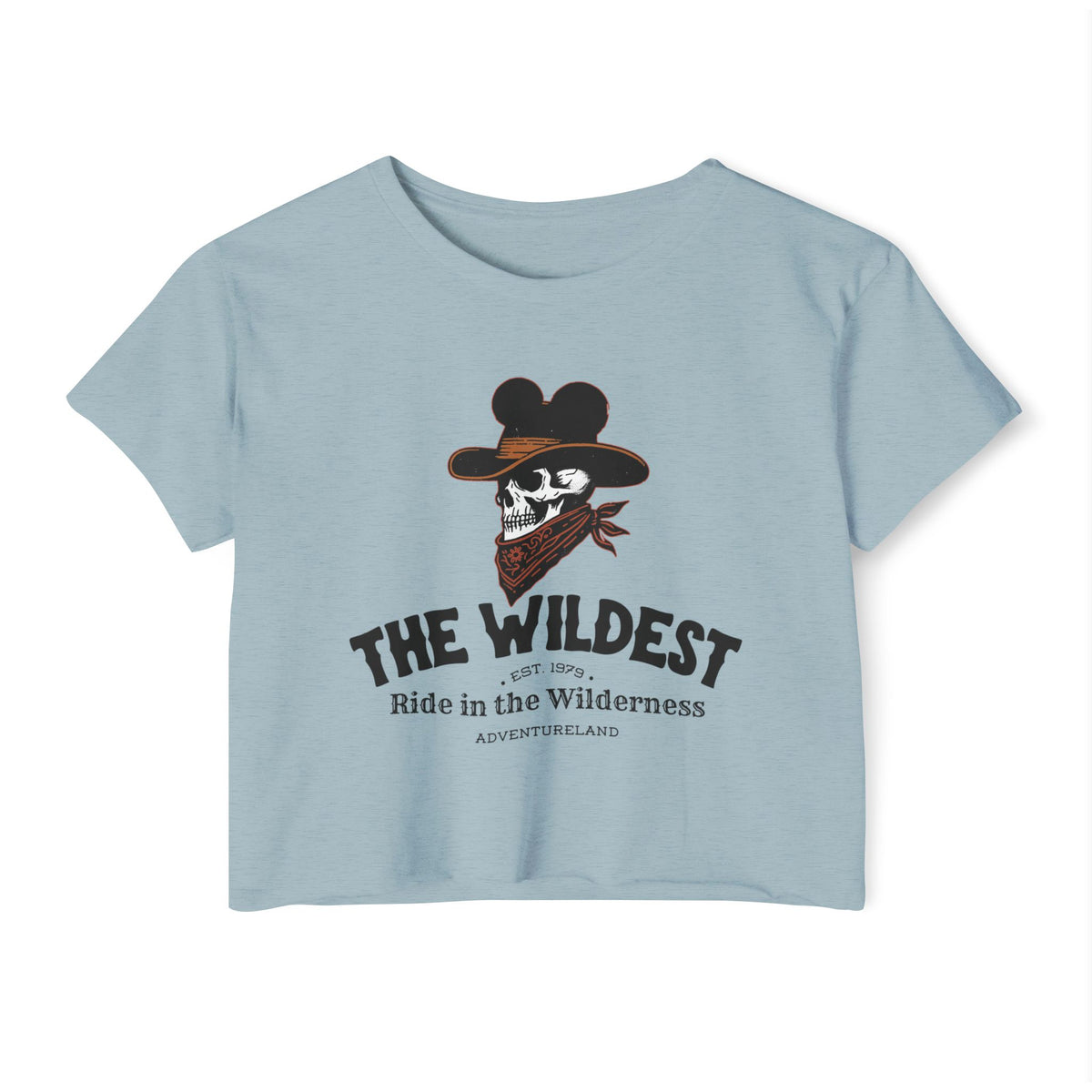 The Wildest Ride in the Wilderness Women's Festival Crop Top