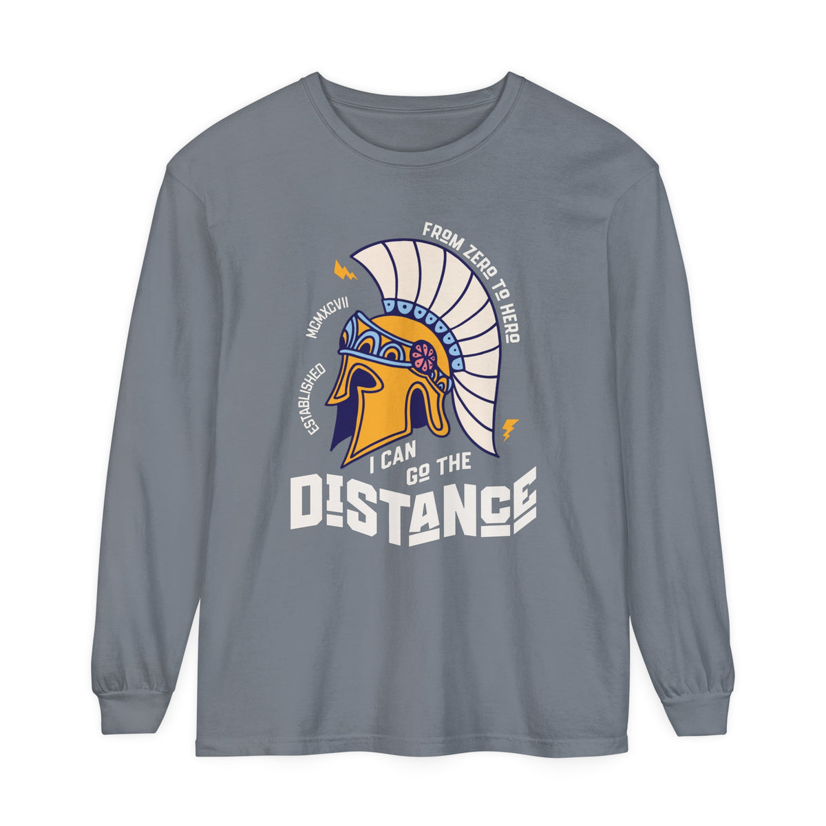 I Can Go The Distance Comfort Colors Unisex Garment-dyed Long Sleeve T-Shirt