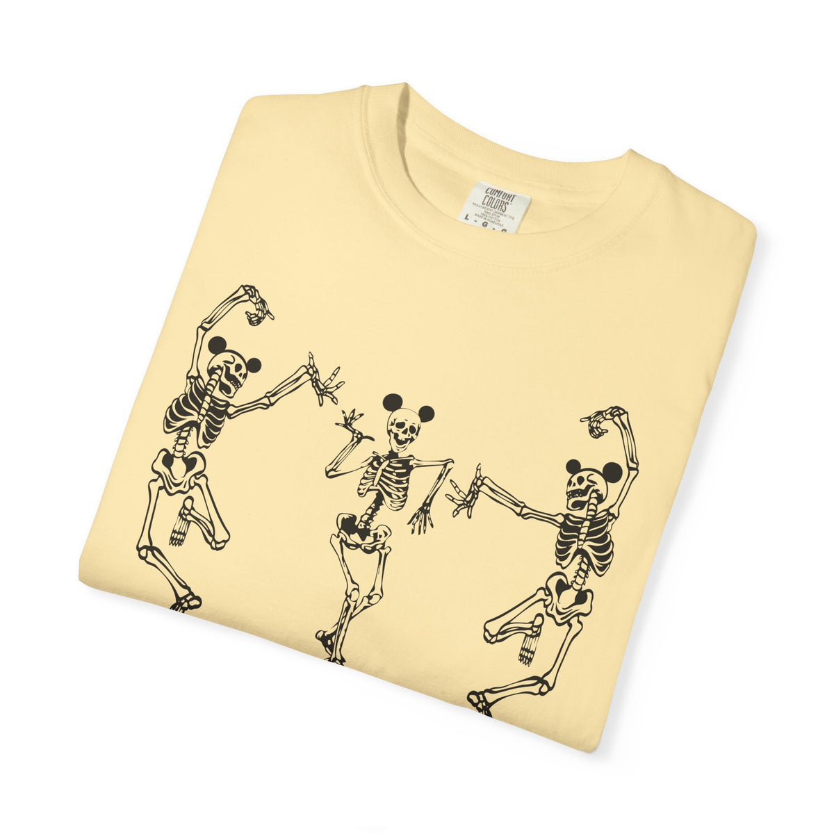 Dancing Skeletons with Ears Comfort Colors Unisex Garment-Dyed T-shirt
