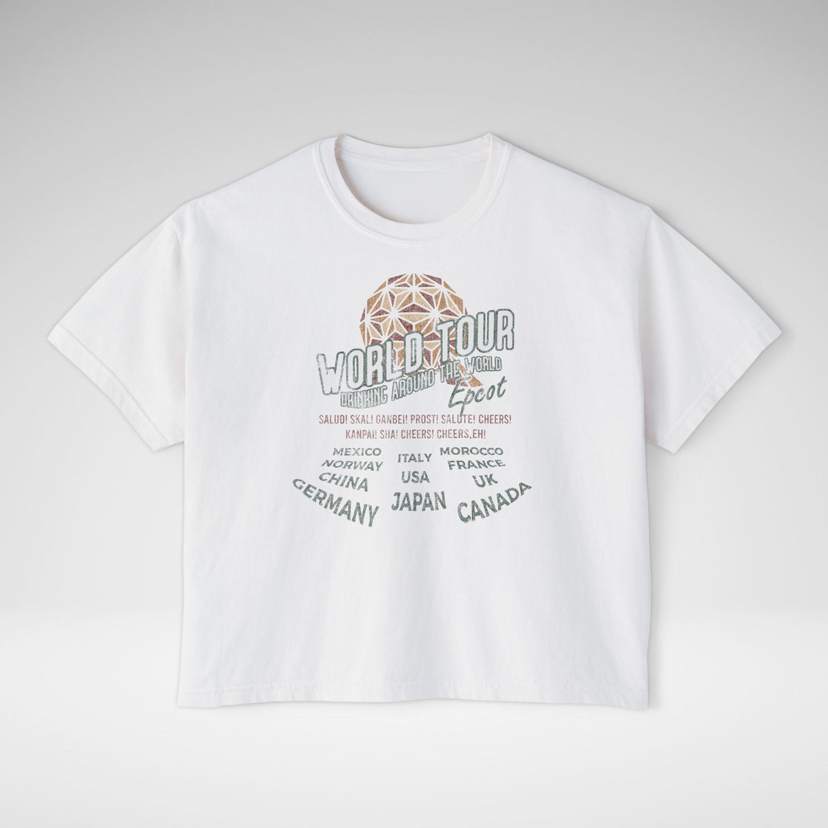 World Tour Comfort Colors Women's Boxy Tee
