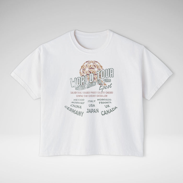 World Tour Comfort Colors Women's Boxy Tee