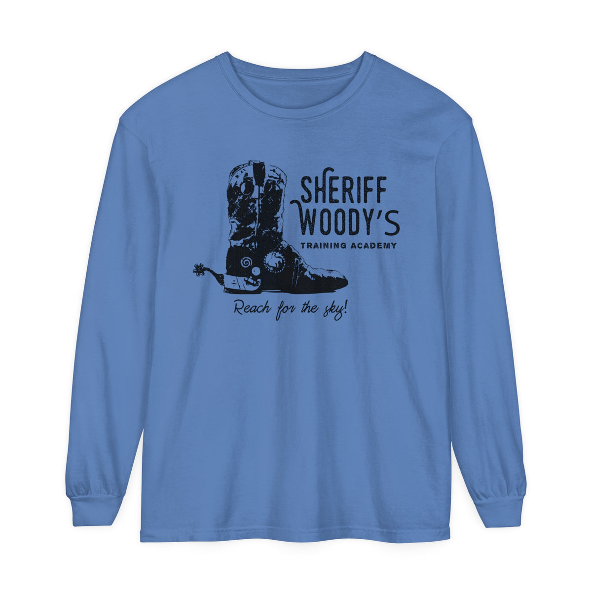 Sheriff Woody’s Training Academy Comfort Colors Unisex Garment-dyed Long Sleeve T-Shirt