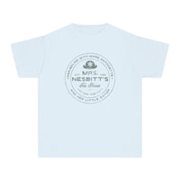 Mrs. Nesbitt’s Tea House Comfort Colors Youth Midweight Tee