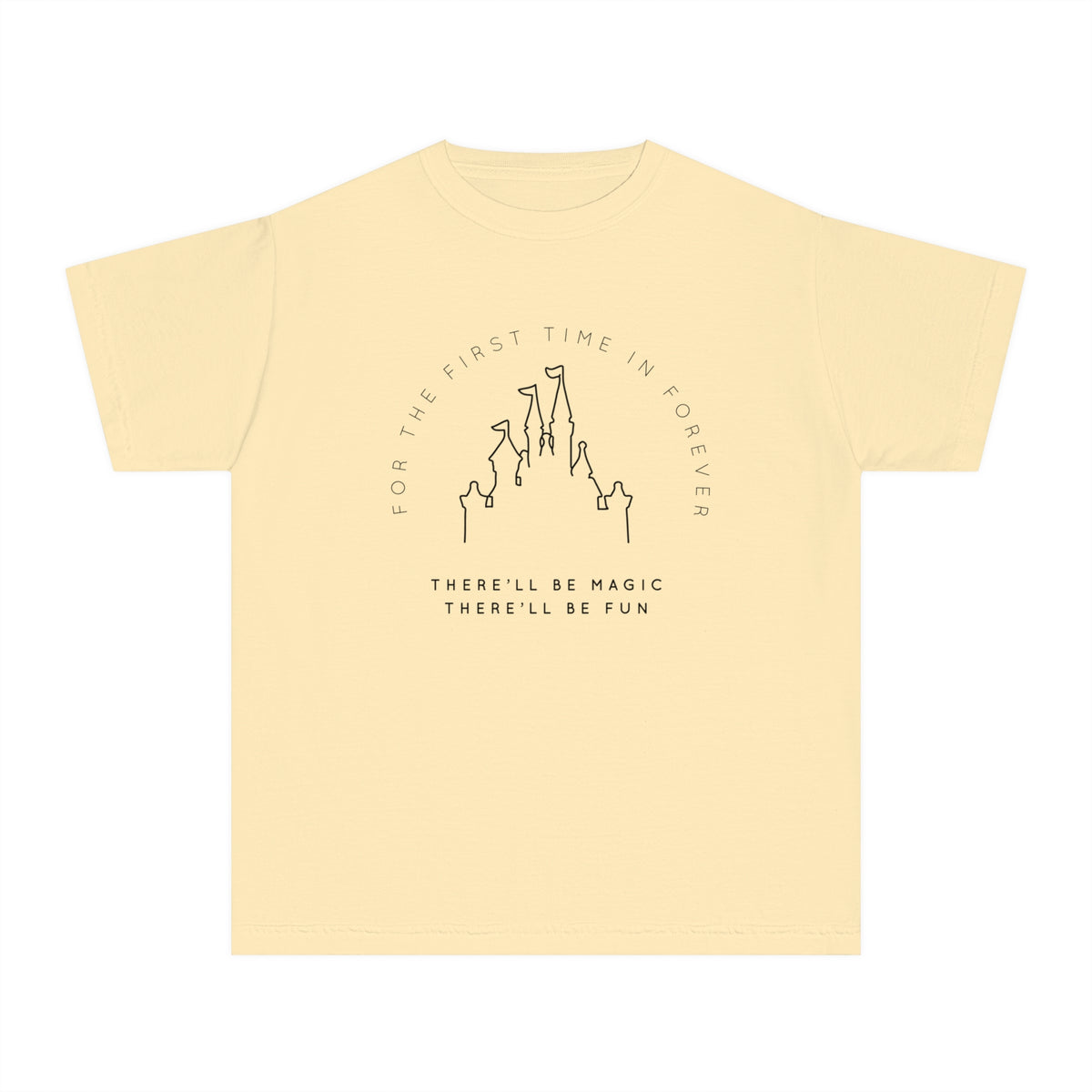 For The First Time In Forever Comfort Colors Youth Midweight Tee