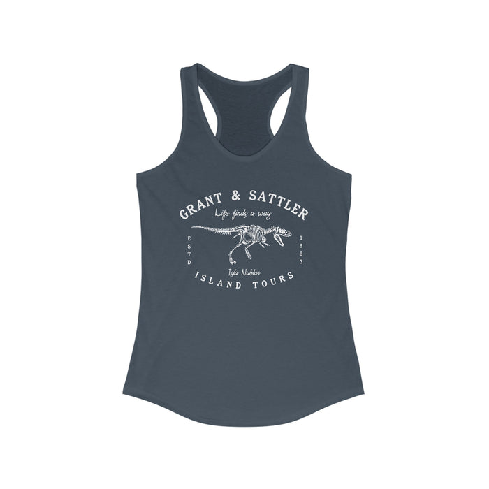 Grant & Sattler's Island Tours Women's Ideal Racerback Tank