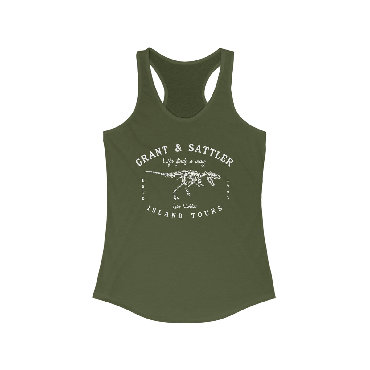 Grant & Sattler's Island Tours Women's Ideal Racerback Tank
