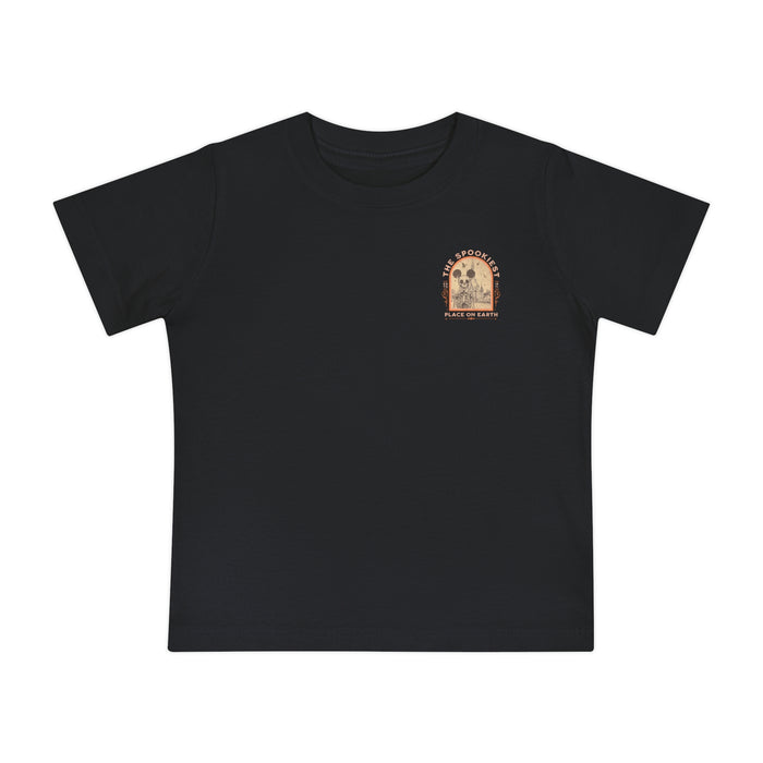 The Spookiest Place on Earth Bella Canvas Baby Short Sleeve T-Shirt