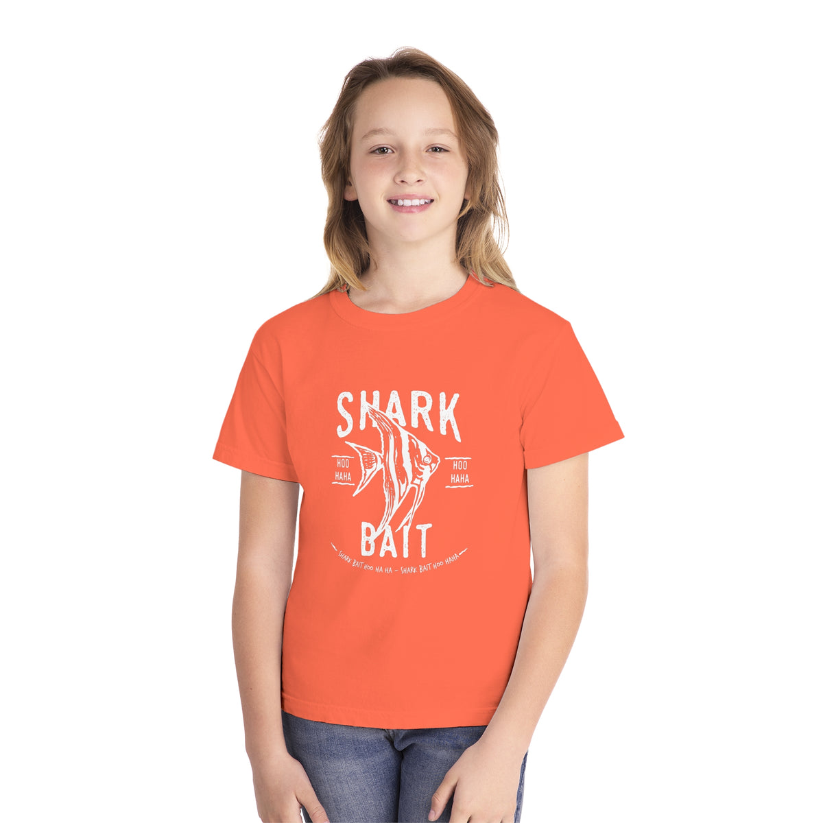 Shark Bait Hoo Haha Comfort Colors Youth Midweight Tee