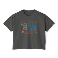 Table For Two Comfort Colors Women's Boxy Tee