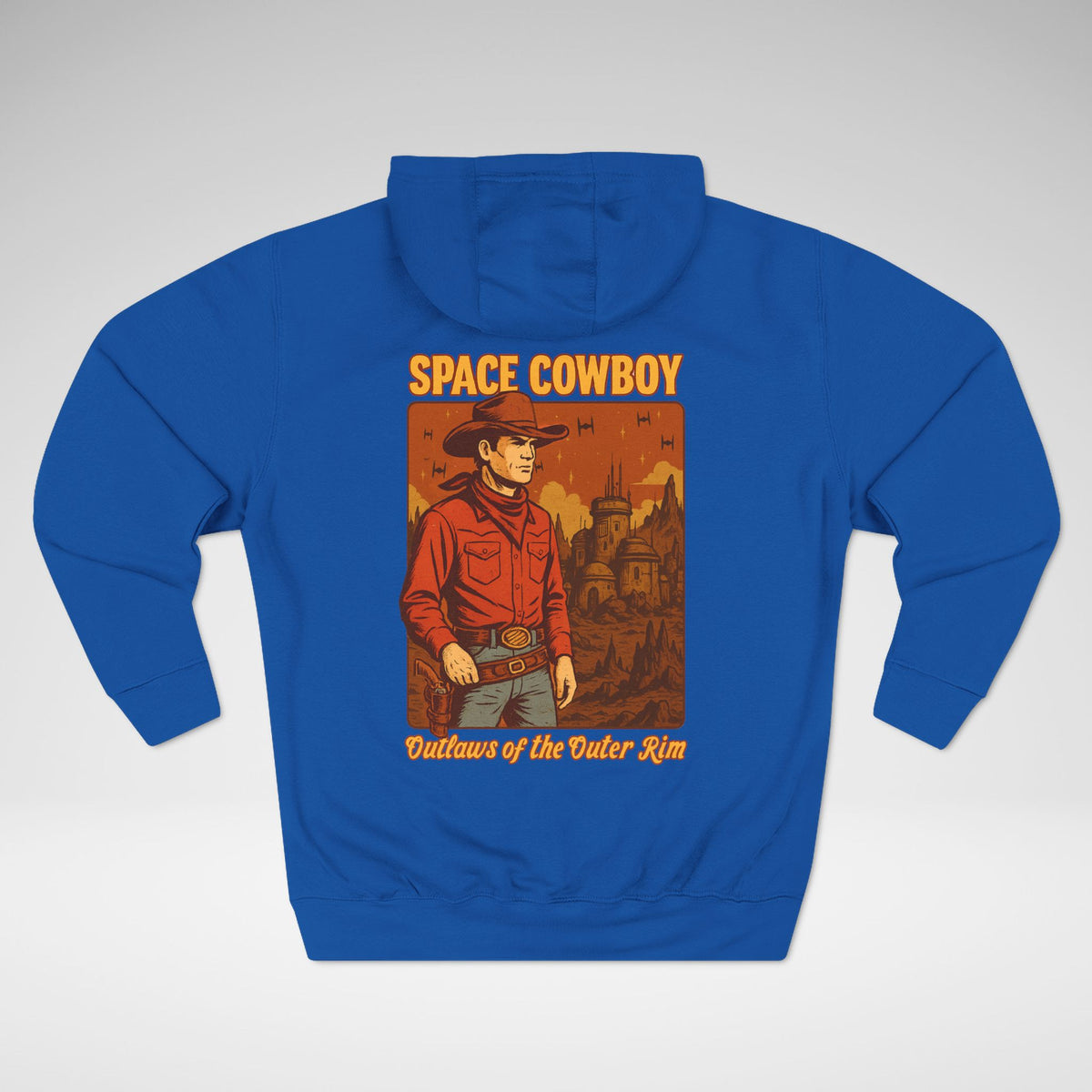 Space Cowboy Outlaws of the Outer Rim Lane Seven Fleece Hoodie