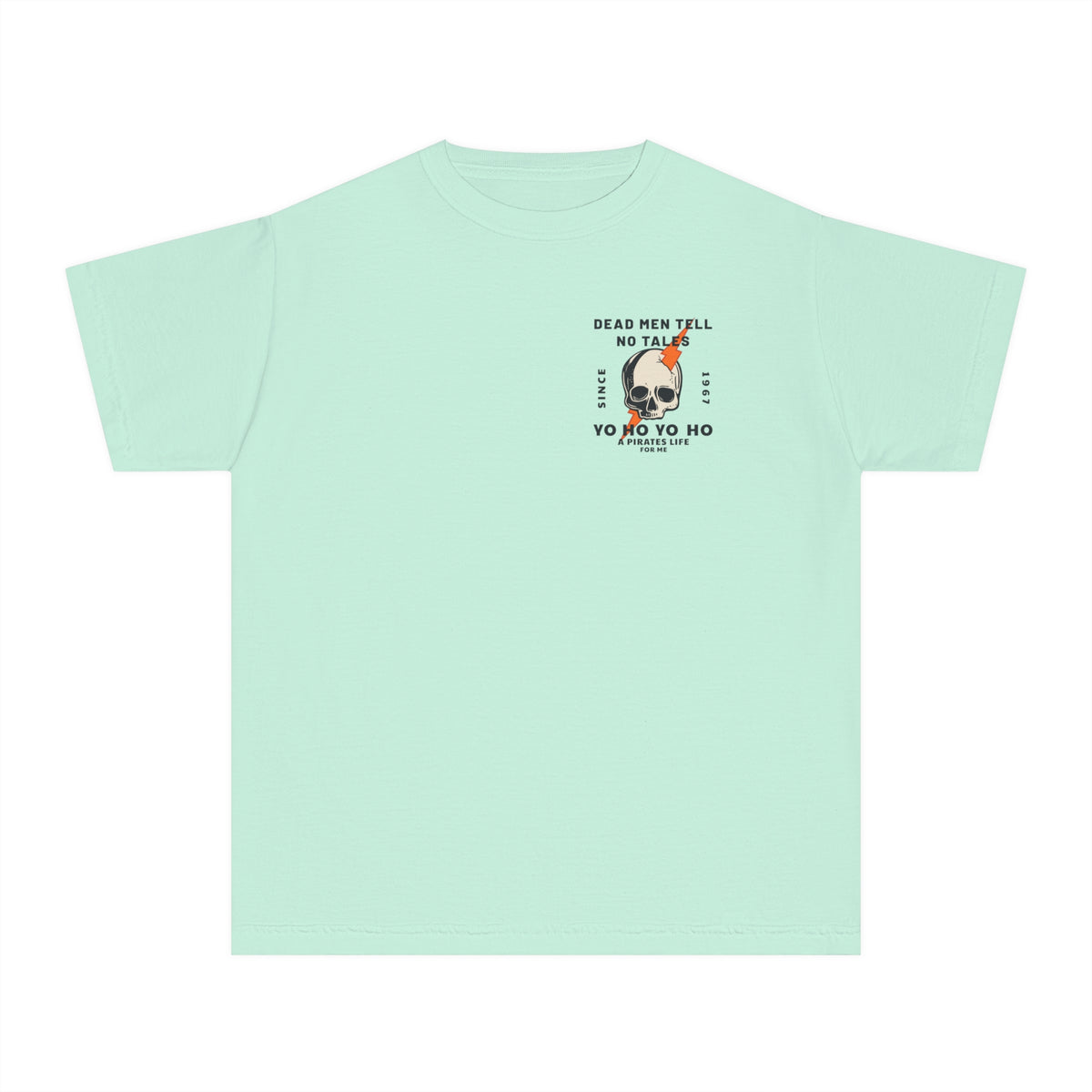 Dead Men Tell No Tales Comfort Colors Youth Midweight Tee