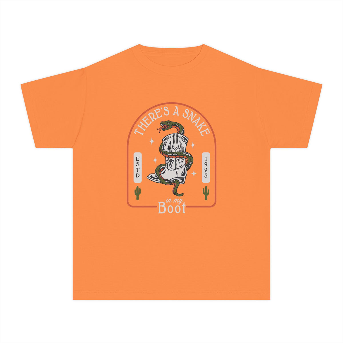 There's A Snake In My Boot Comfort Colors Youth Midweight Tee