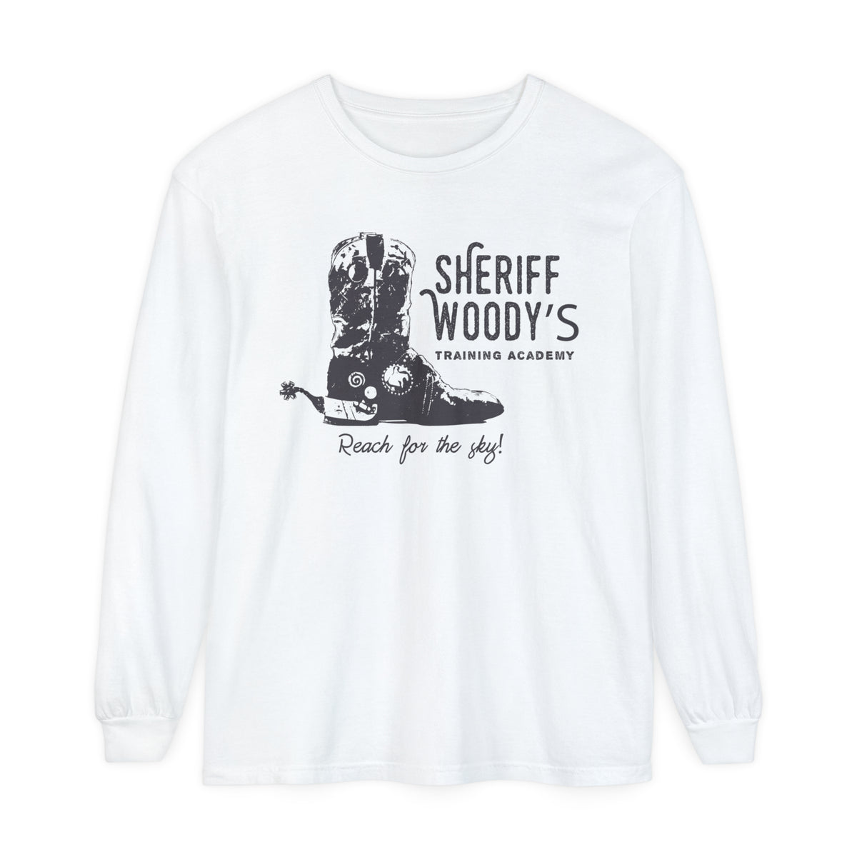 Sheriff Woody’s Training Academy Comfort Colors Unisex Garment-dyed Long Sleeve T-Shirt