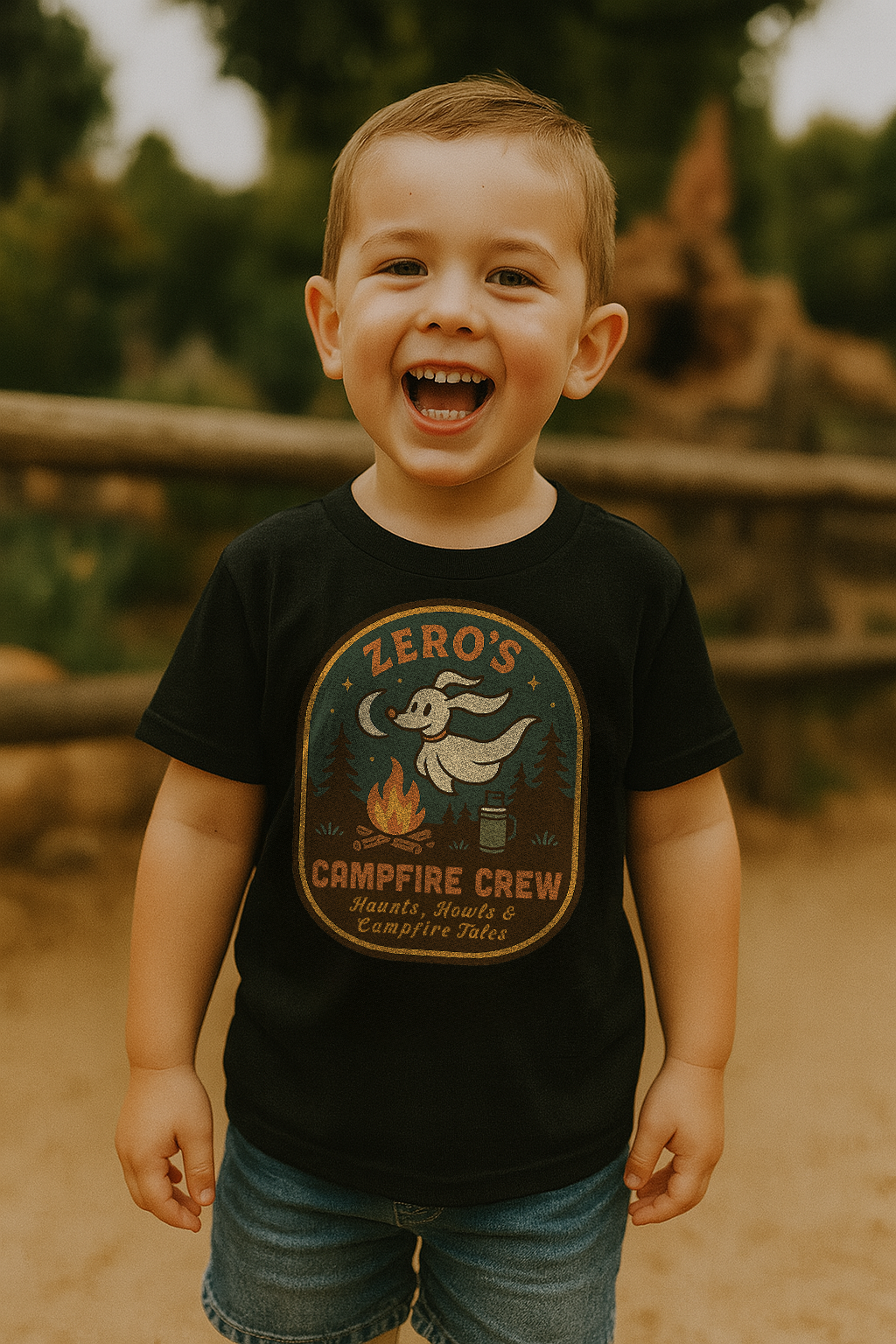 Zero's Campfire Crew Bella Canvas Toddler Short Sleeve Tee