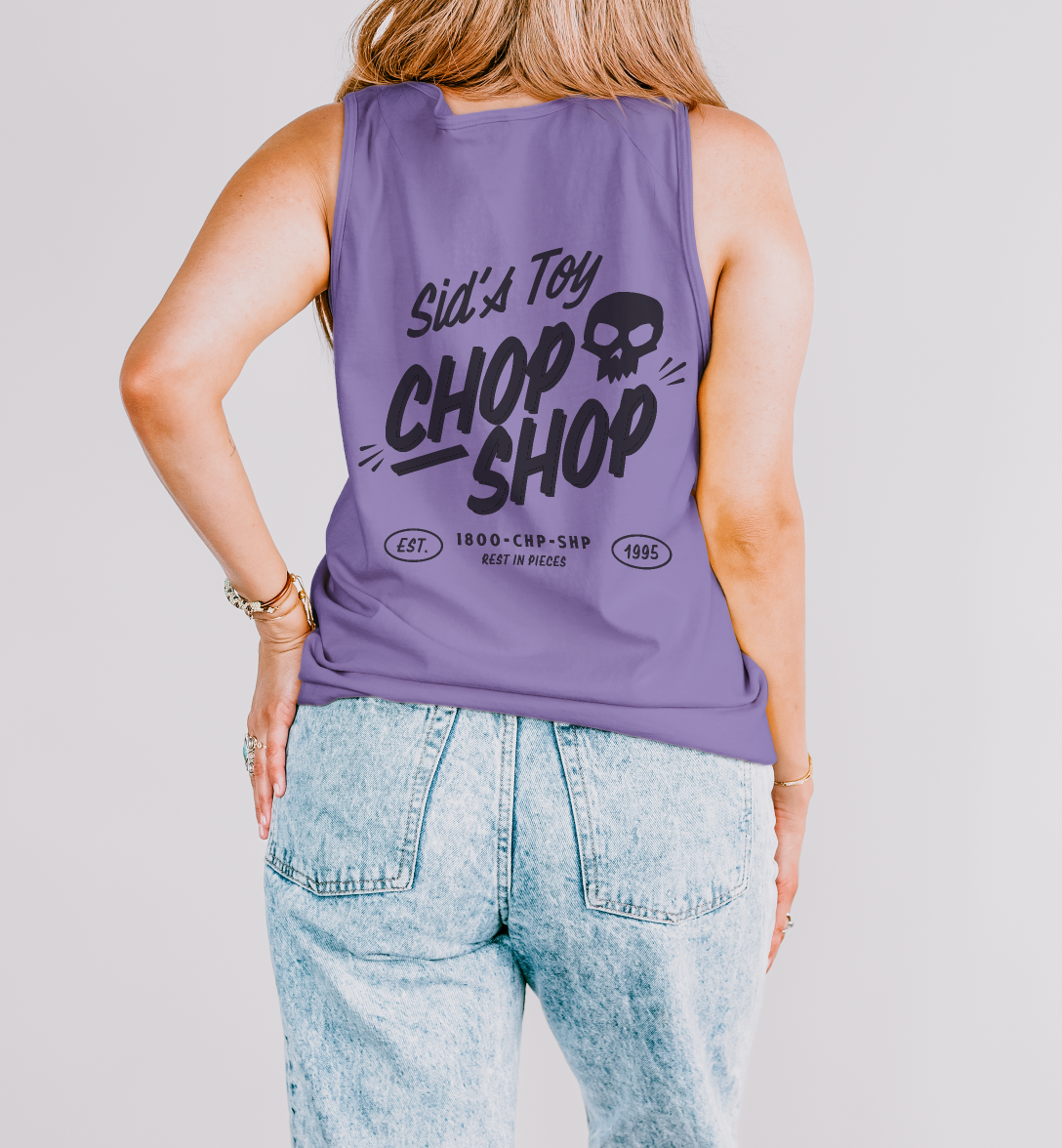Sid's Toy Chop Shop Unisex Comfort Colors Garment-Dyed Tank Top