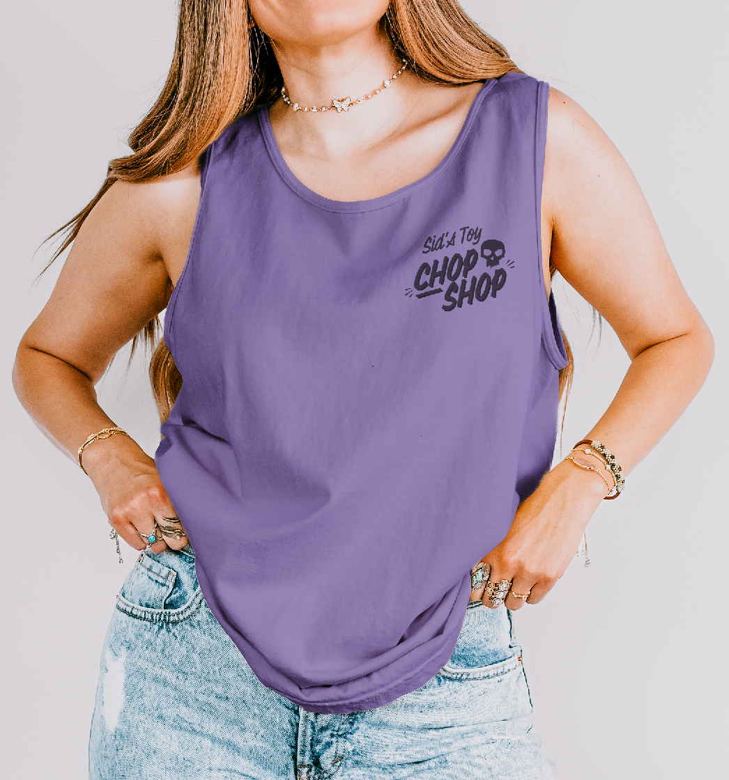 Sid's Toy Chop Shop Unisex Comfort Colors Garment-Dyed Tank Top