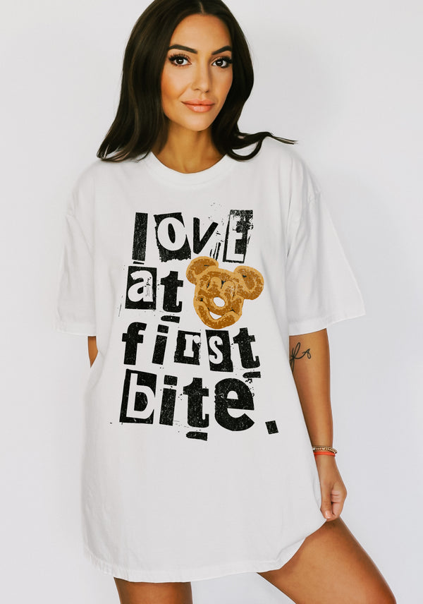 Love at First Bite Comfort Colors Unisex Garment-Dyed T-shirt