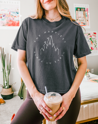 The Happiest Place On Earth Comfort Colors Women's Boxy Tee