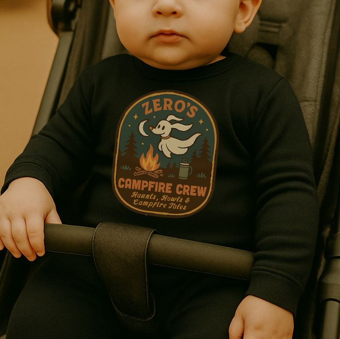 Zero's Campfire Crew Rabbit Skins Infant Long Legged Baby Rib Bodysuit