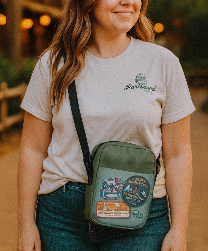 Trail Badge Crossbody – Adventure Approved