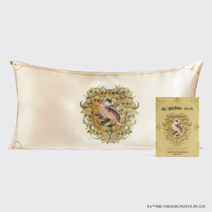 Harry Potter X Kitsch Satin Pillowcase King - Hufflepuff