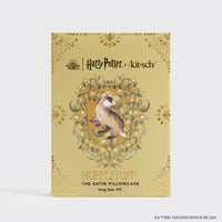 Harry Potter X Kitsch Satin Pillowcase King - Hufflepuff